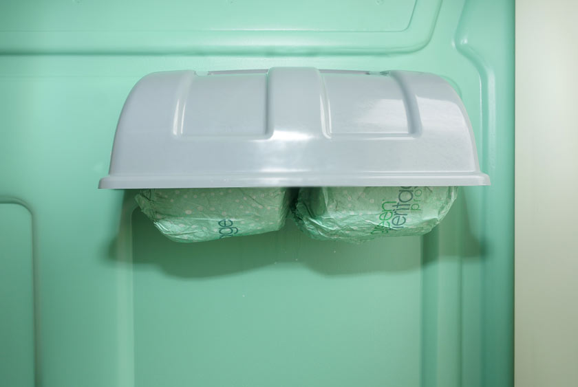 DOUBLE TOILET PAPER ROLL DISPENSER