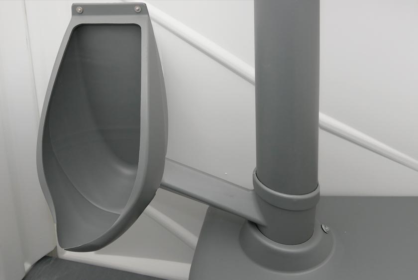 SEPARATE URINAL TO KEEP TOILET AREA CLEAN