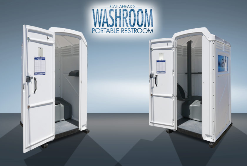 BRIGHT AND SPACIOUS PORTABLE RESTROOM
