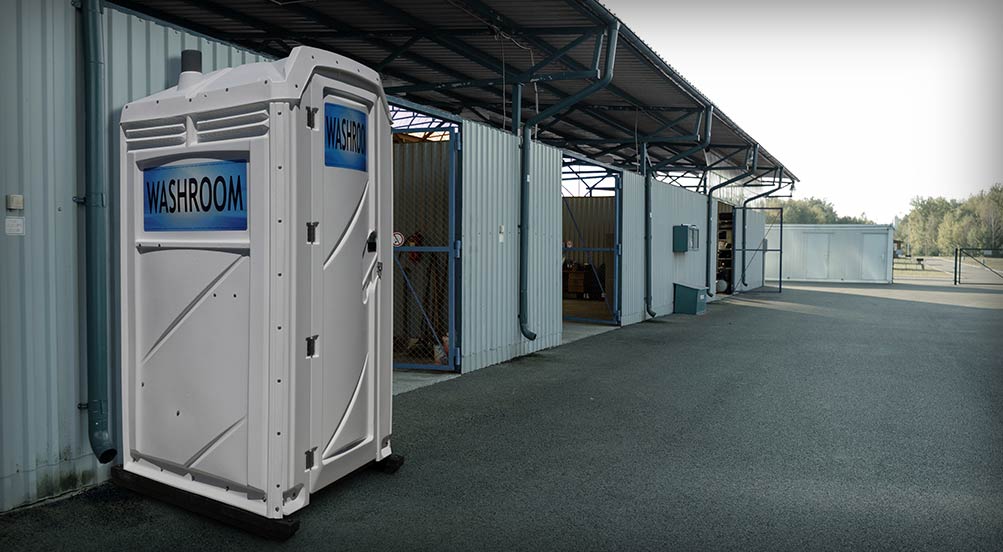 The washroom Portable Toilet for Long term Rental