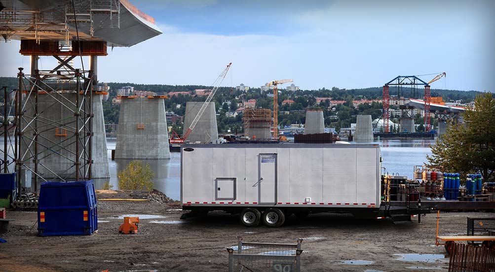 The Decontamination Trailer By Bridge Construction