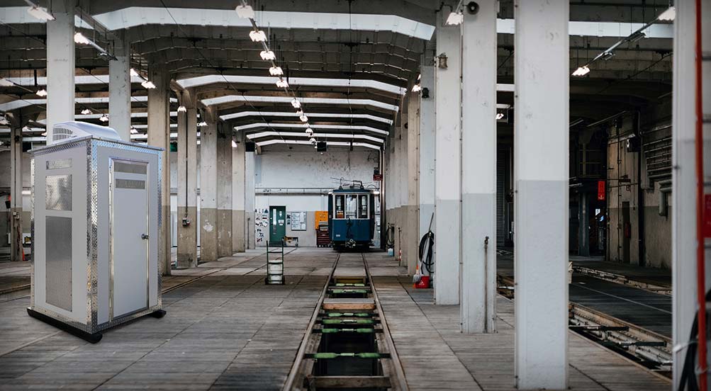 The A16 Portable Locker Room For City Transit