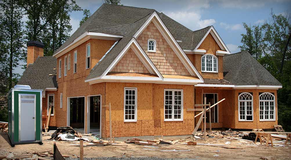 The A16 Portable Locker Room Near Residential Construction