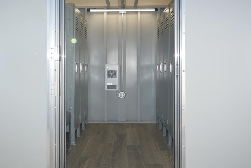 ENTRANCE TO THE A48 LOCKER ROOM UNIT