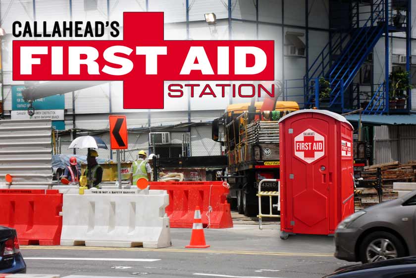 THE FIRST AID STATION BY CALLAHEAD