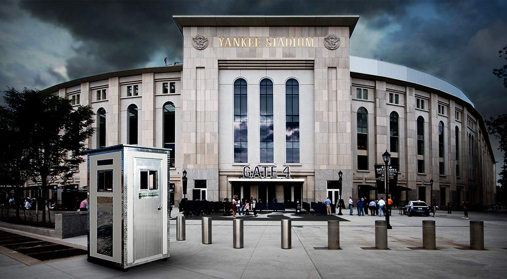 The A16 Portable Security Booth Near Yankee Stadium
