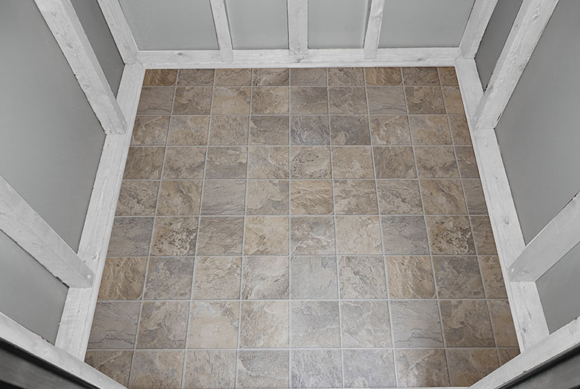 FAUX TILE FLOOR