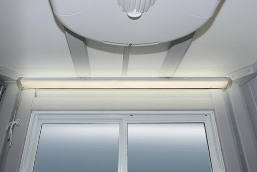 LED LIGHT FIXTURE PROVIDES NECESSARY LIGHT FOR EVENING AND NIGHTTIME USE