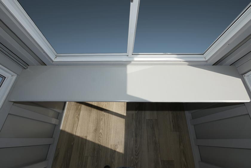 MARINE GRADE PLASTIC SHELVING - 69" X
                                12"