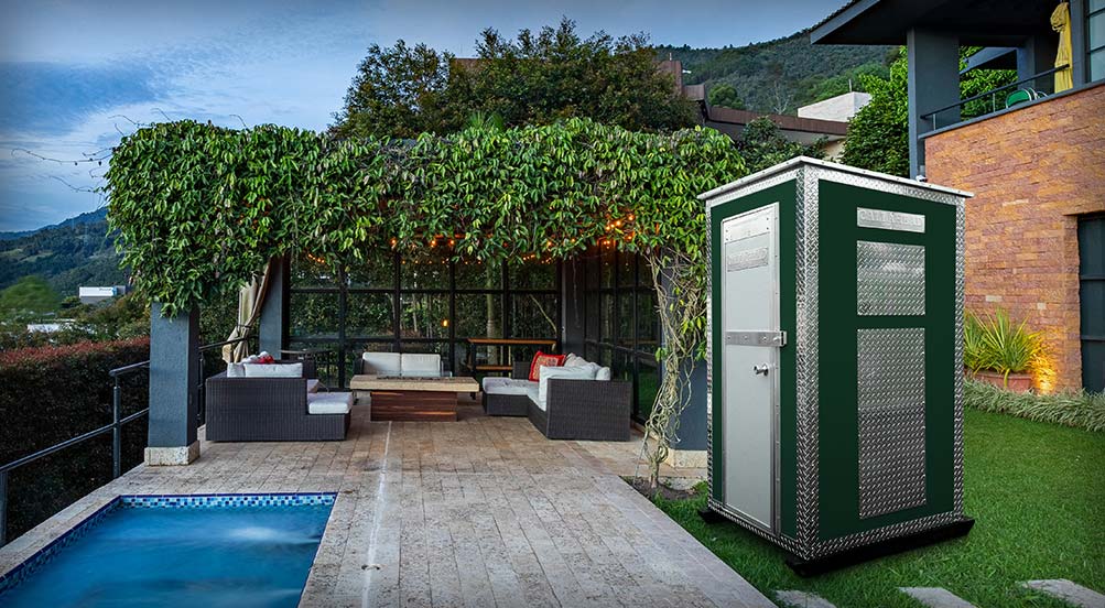 The A16 STORAGE SHED bY THE POOL