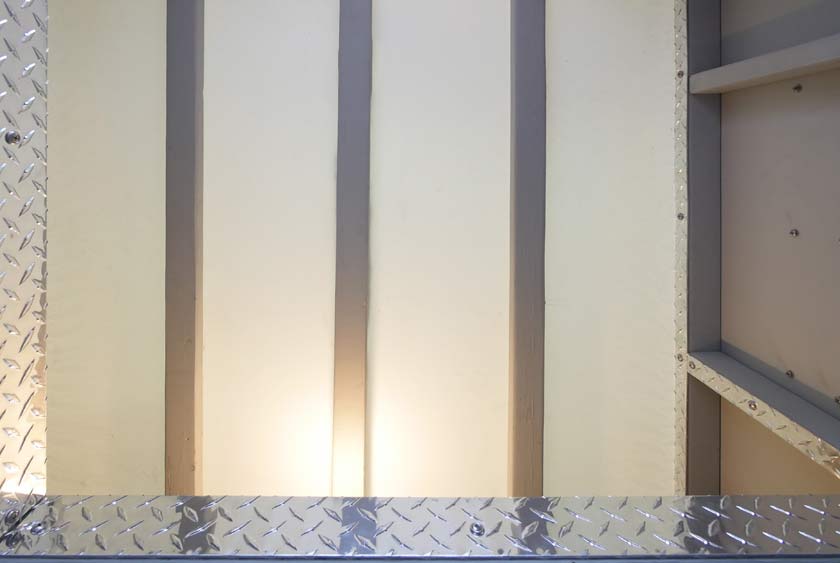 TRANSLUCENT ROOF ALLOWS NATURAL LIGHT INSIDE