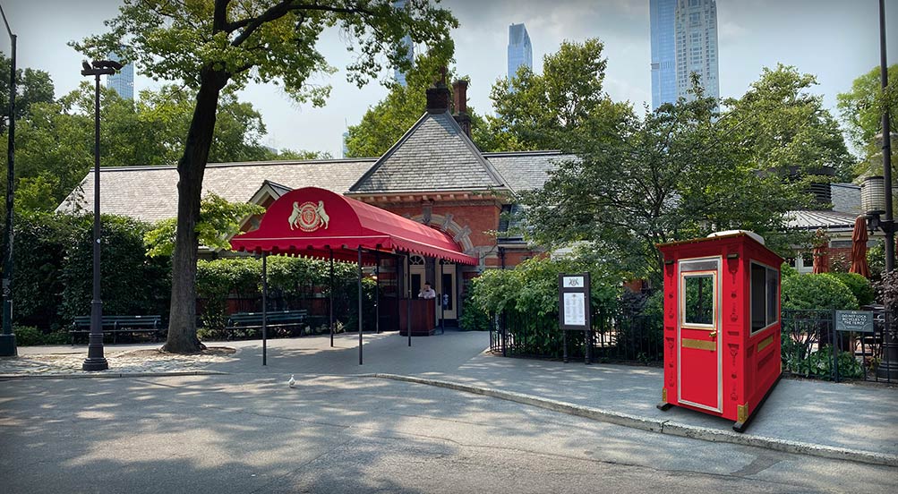 Valet Key Booth 16  | Valet Key Booth 16 at a restaurant in New York City.