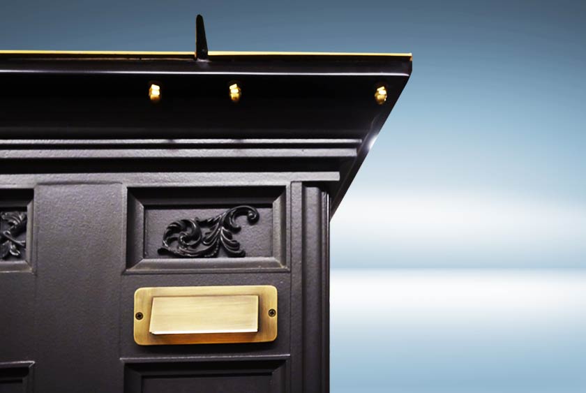 EXTERIOR DETAILED APPLIQUES PROVIDE ARTISTIC TOUCH