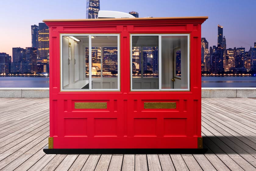 VALET KEY BOOTH 48 IS COMPLETELY WEATHER TIGHT FOR YEAR-ROUND USE