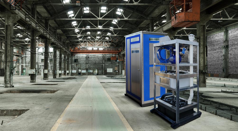 Water & Sewer Tower | The Water & Sewer Tower Inside a Factory Renovation.