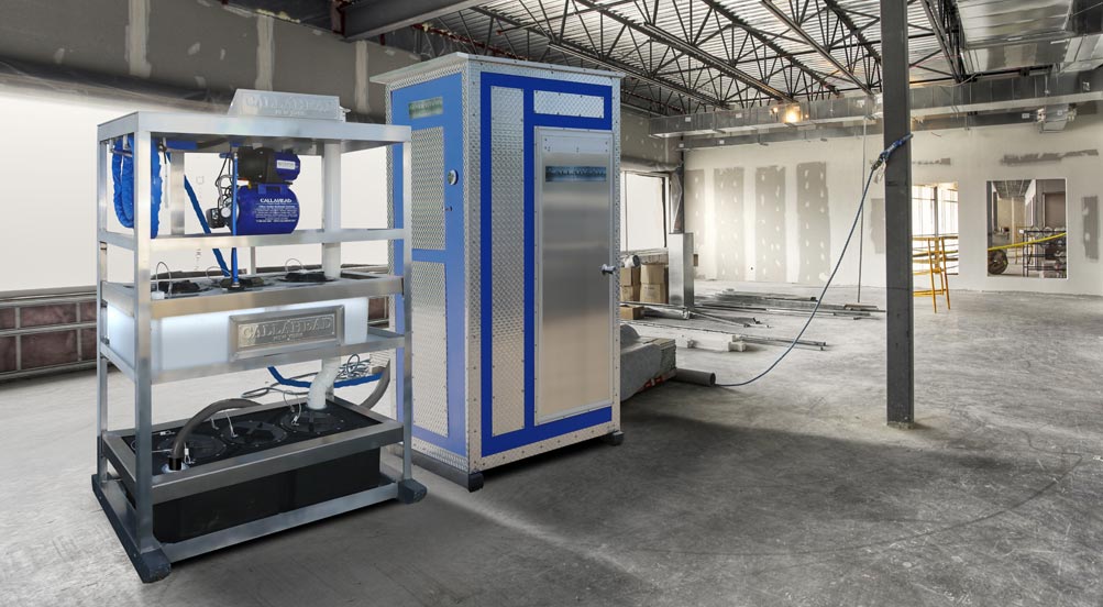 Water & Sewer Tower | Water & Sewer Tower Inside a Building Construction Site