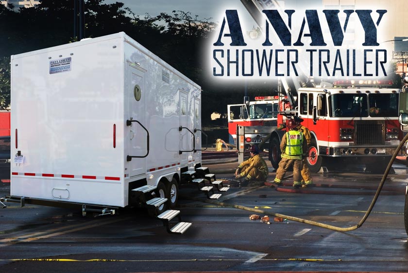 THE A NAVY SHOWER TRAILER BY CALLAHEAD