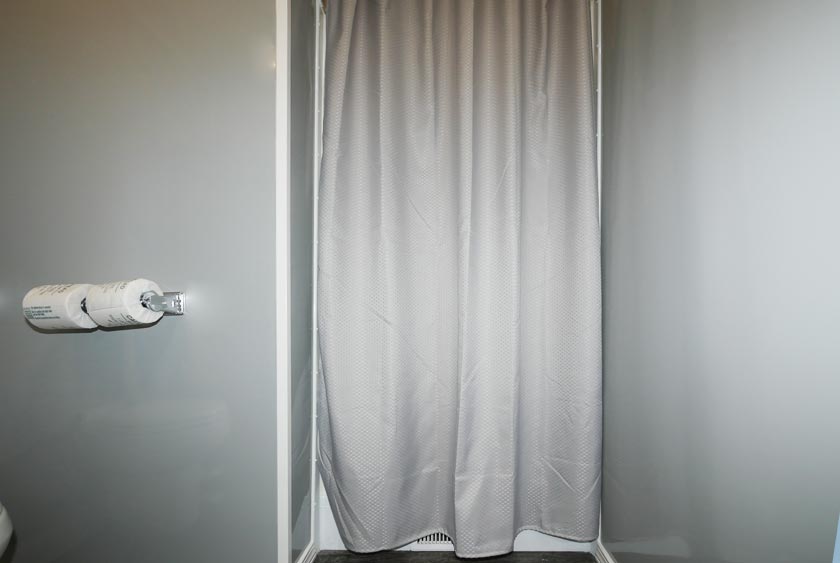 OPAQUE SHOWER CURTAINS OFFER PRIVACY