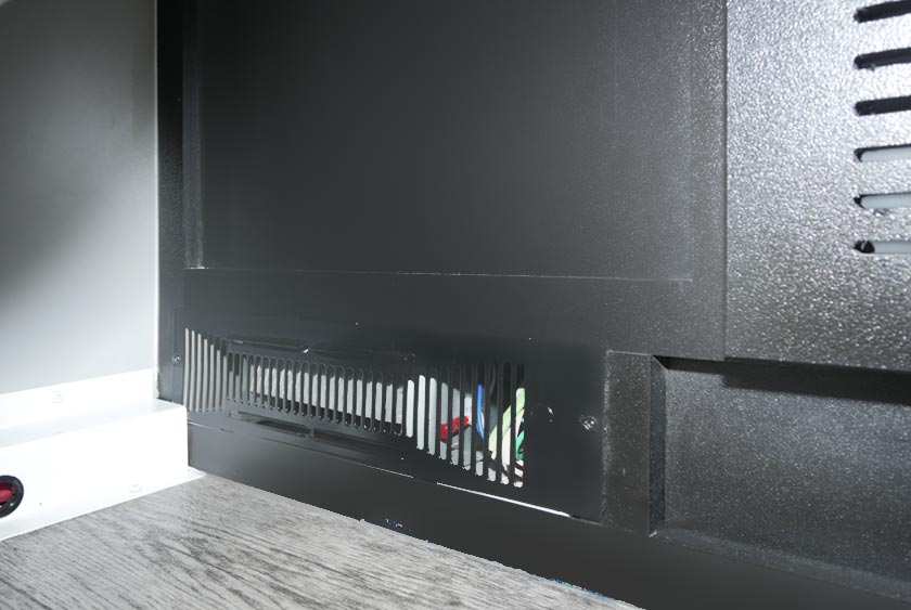 TOE KICK HEATERS WARM THE AREA QUICKLY