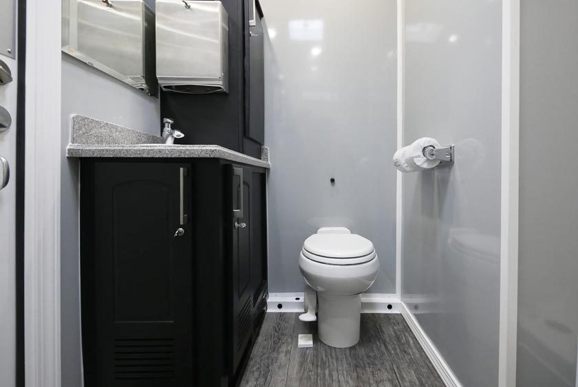 THE FRESH POUR SHOWER TRAILER PROVIDES A HOME-LIKE BATHROOM EXPERIENCE