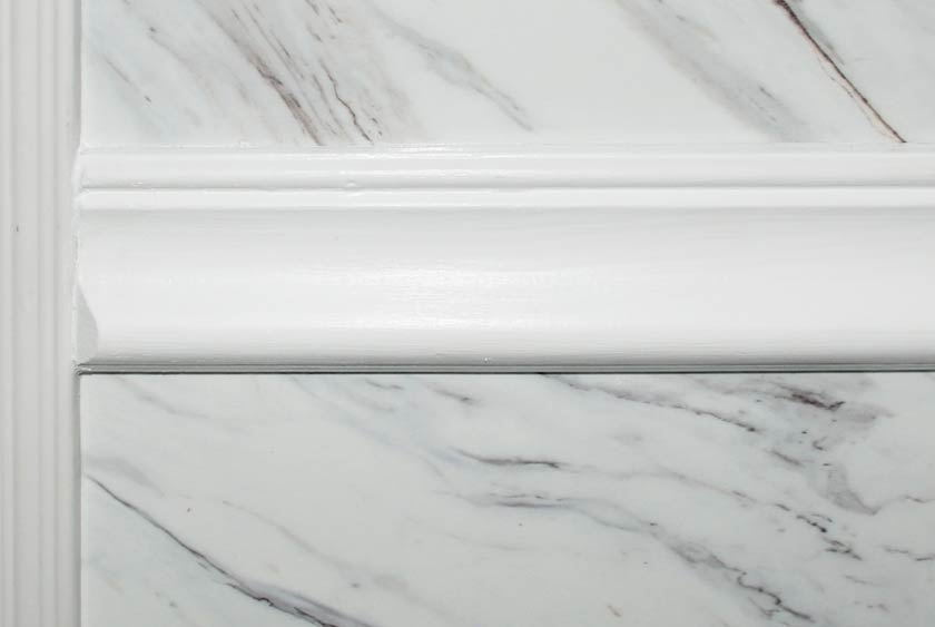 WOOD MOLDINGS THROUGHOUT