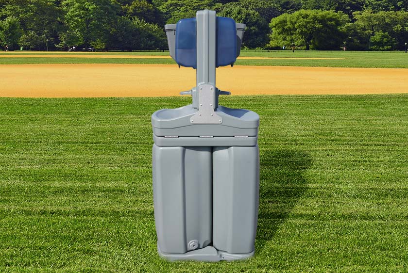 SIDE VIEW SHOWS DUAL SINK SYSTEMS