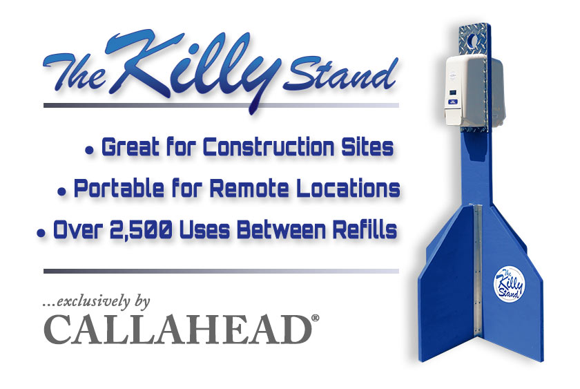 OVER 2,500 USES BETWEEN REFILLS - GREAT FOR CONSTRUCTION OR REMOTE LOCATIONS