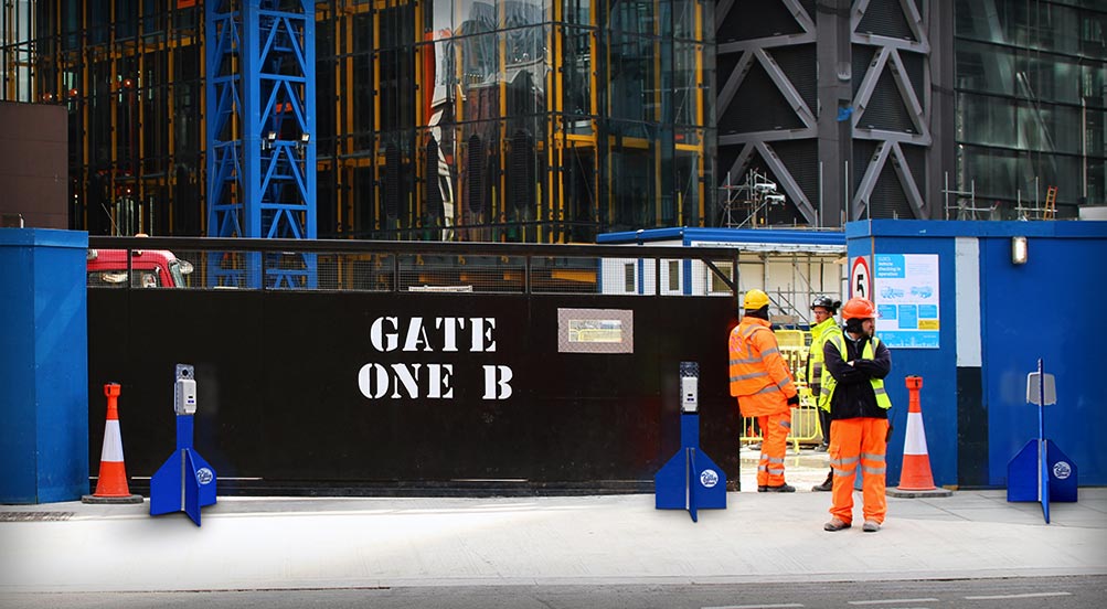 killy stand at a construction job site