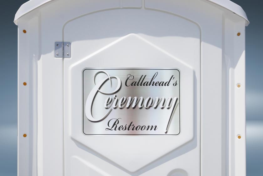 THE CEREMONY CUSTOM SIGNAGE BY CALLAHEAD