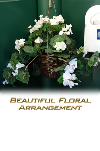 Silk Flowers Included with Rental