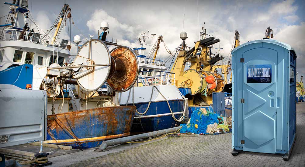 The Hammerhead Portable Toilet Near The Docks