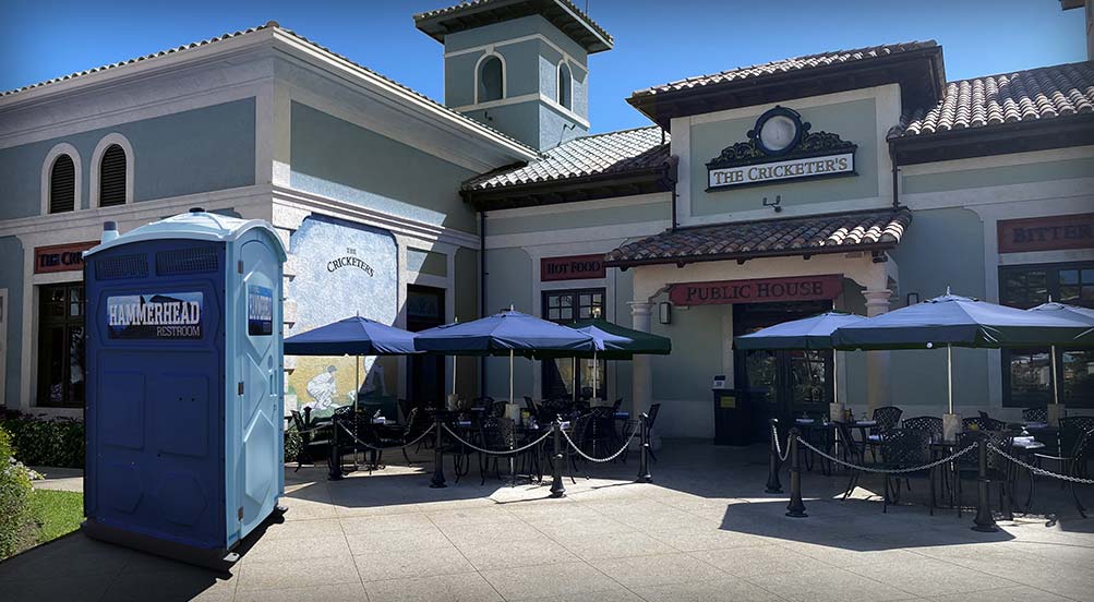 The Hammerhead Portable Toilet Near Restaurants