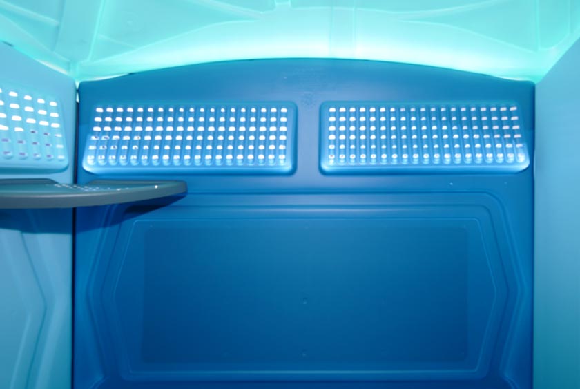 AIR VENTS ON THREE SIDES HELPS PROVIDE FRESH AIR