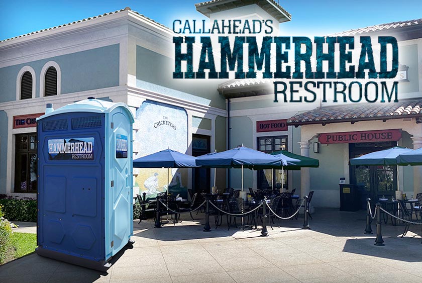 The HAMMERHEAD PORTABLE RESTROOM BY CALLAHEAD