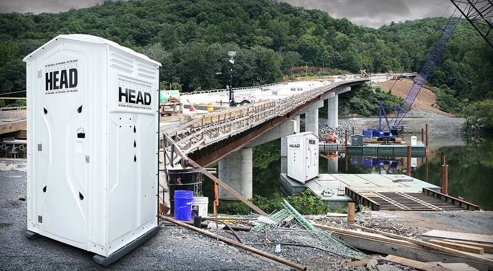The Head Portable Toilet Bridge Construction