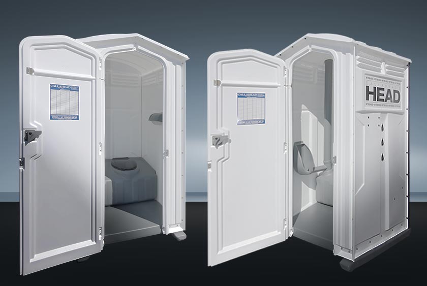 THE HEAD PORTABLE TOILET FOR JOBSITES LARGE AND SMALL