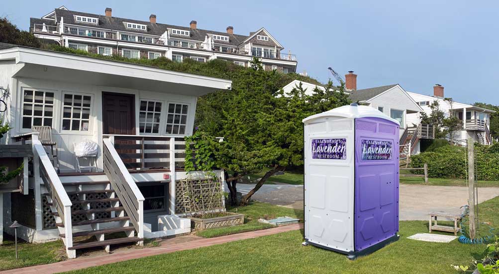 The LAVENDER Portable Toilet for Short Term Rental