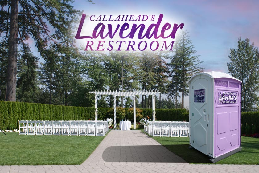 The LAVENDER Portable Toilet BY CALLAHEAD