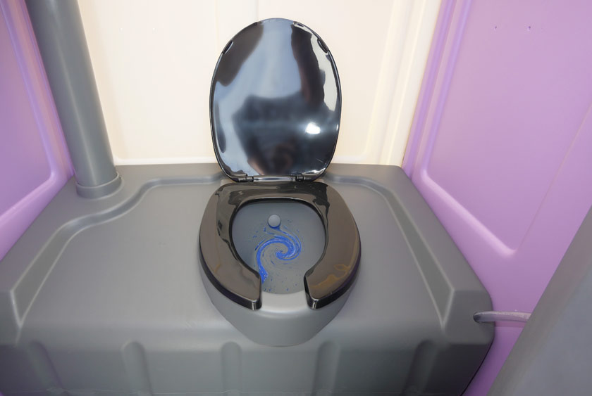 Full sized toilet with hands free flush