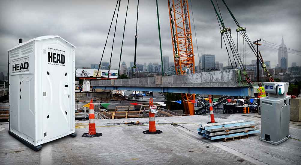 Portable Toilet Recommendations for bridge and tunnele construction