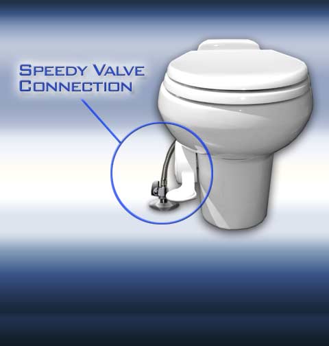 Speedy Valve Connection to Toilet