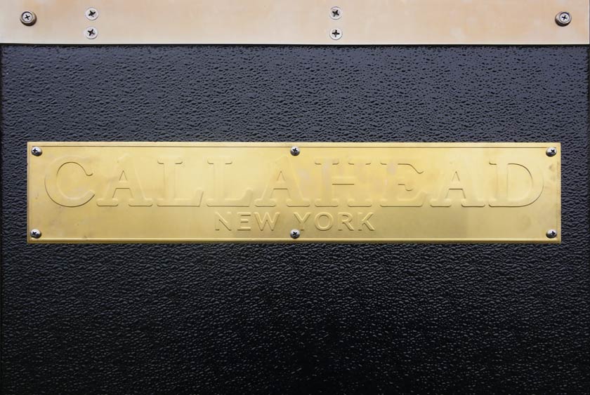 HEAVY ENGRAVED GOLD CALLAHEAD™ PLAQUE
