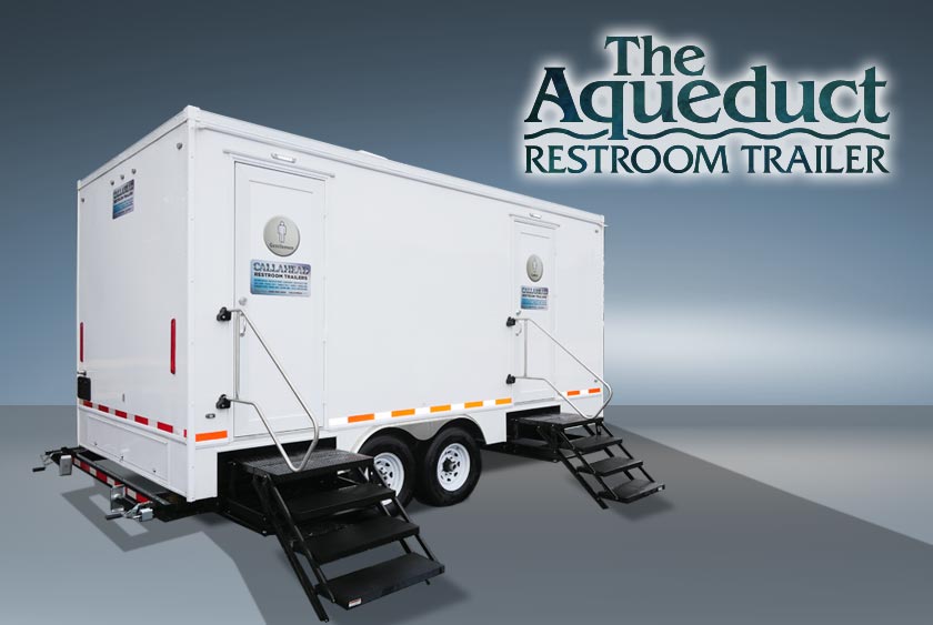 THE AQUEDUCT RESTROOM TRAILER BY CALLAHEAD