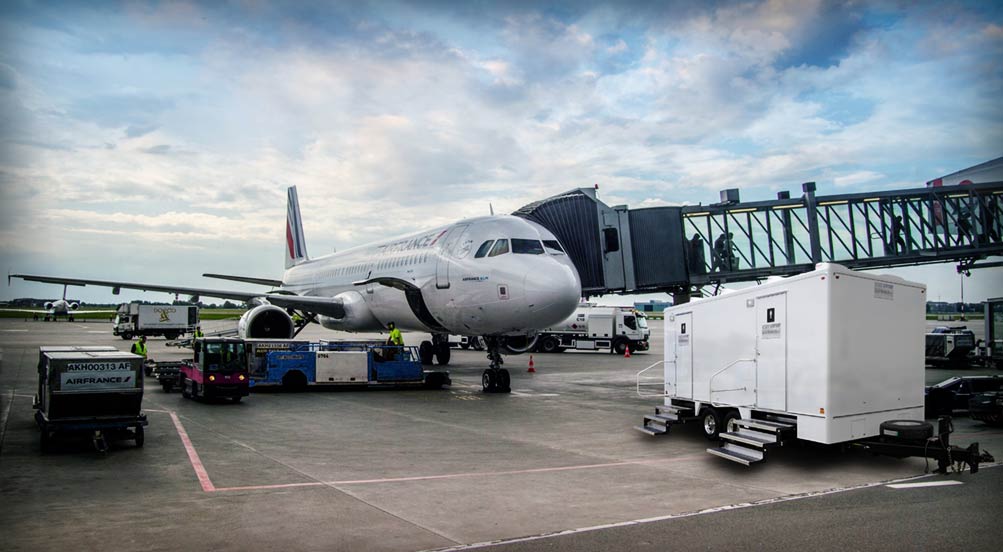 The BAYSIDE Bathroom Trailer in NYC