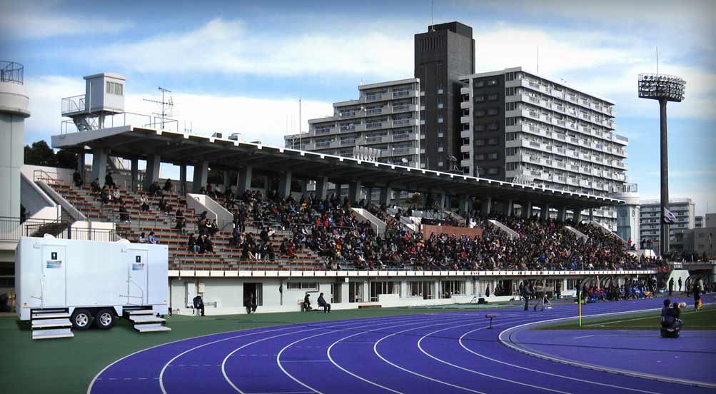 The BAYSIDE Restroom Trailer rental for Construction Sites