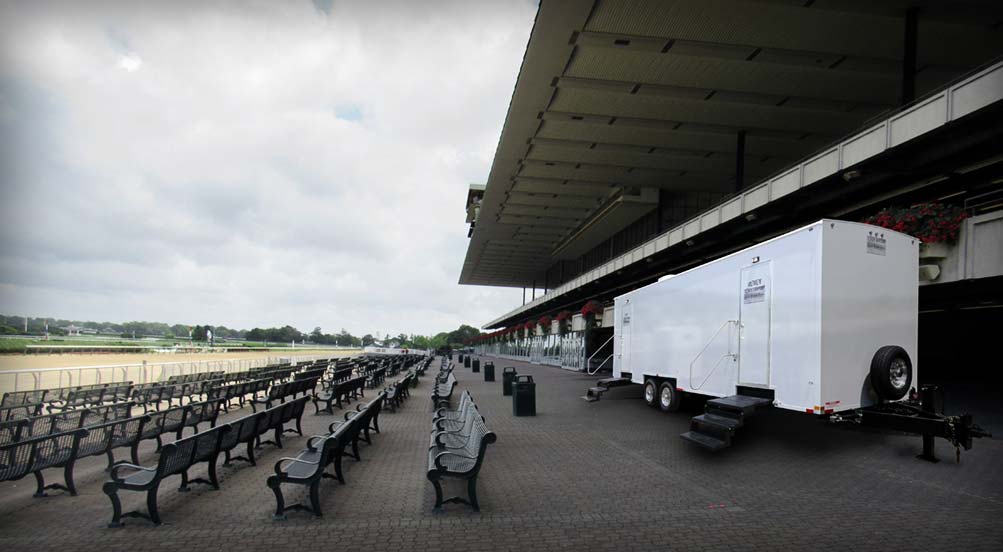 The BELMONT VIP Restroom Trailer for Special Events