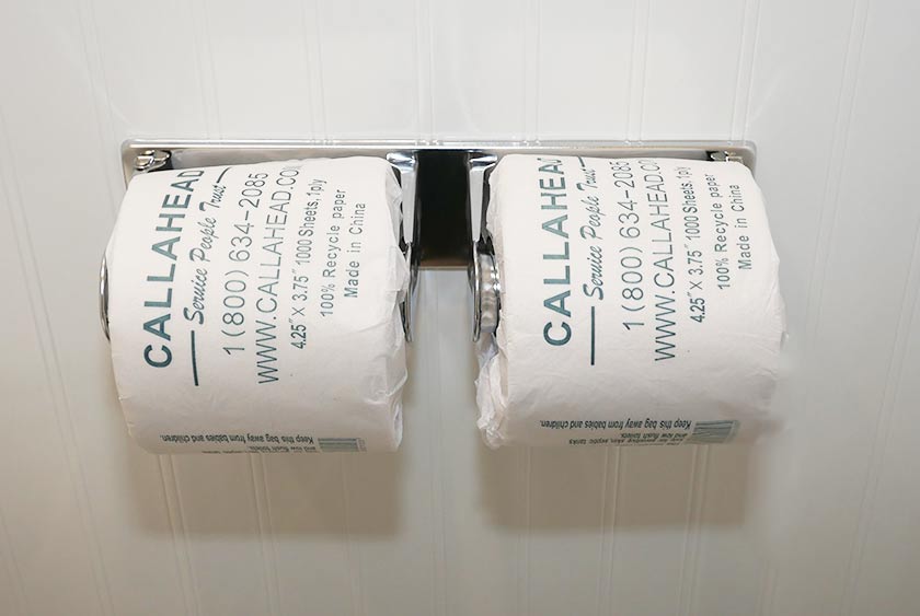 DUAL TOILET PAPER HOLDERS