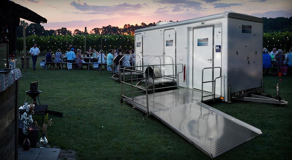 The Contemporary Handicap Restroom Trailer At Special Event