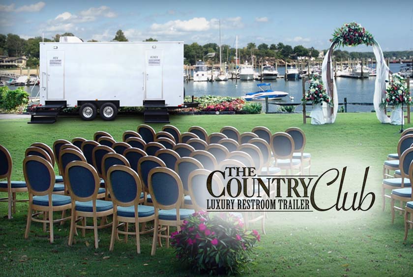 THE COUNTRY CLUB LUXURY RESTROOM TRAILER