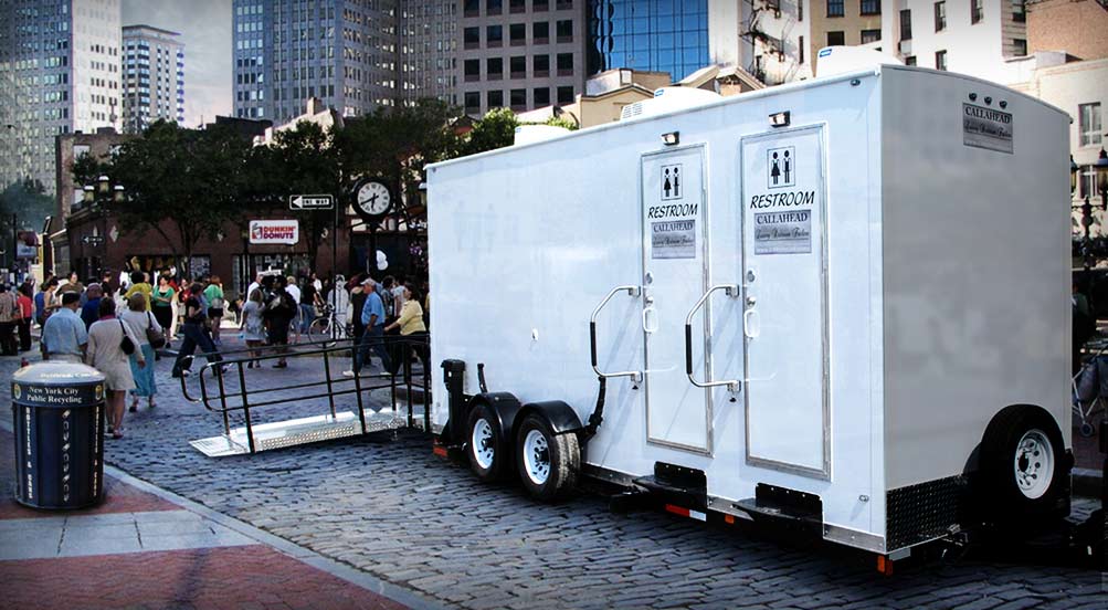 The ADA 3000 Restroom Trailer In New York City